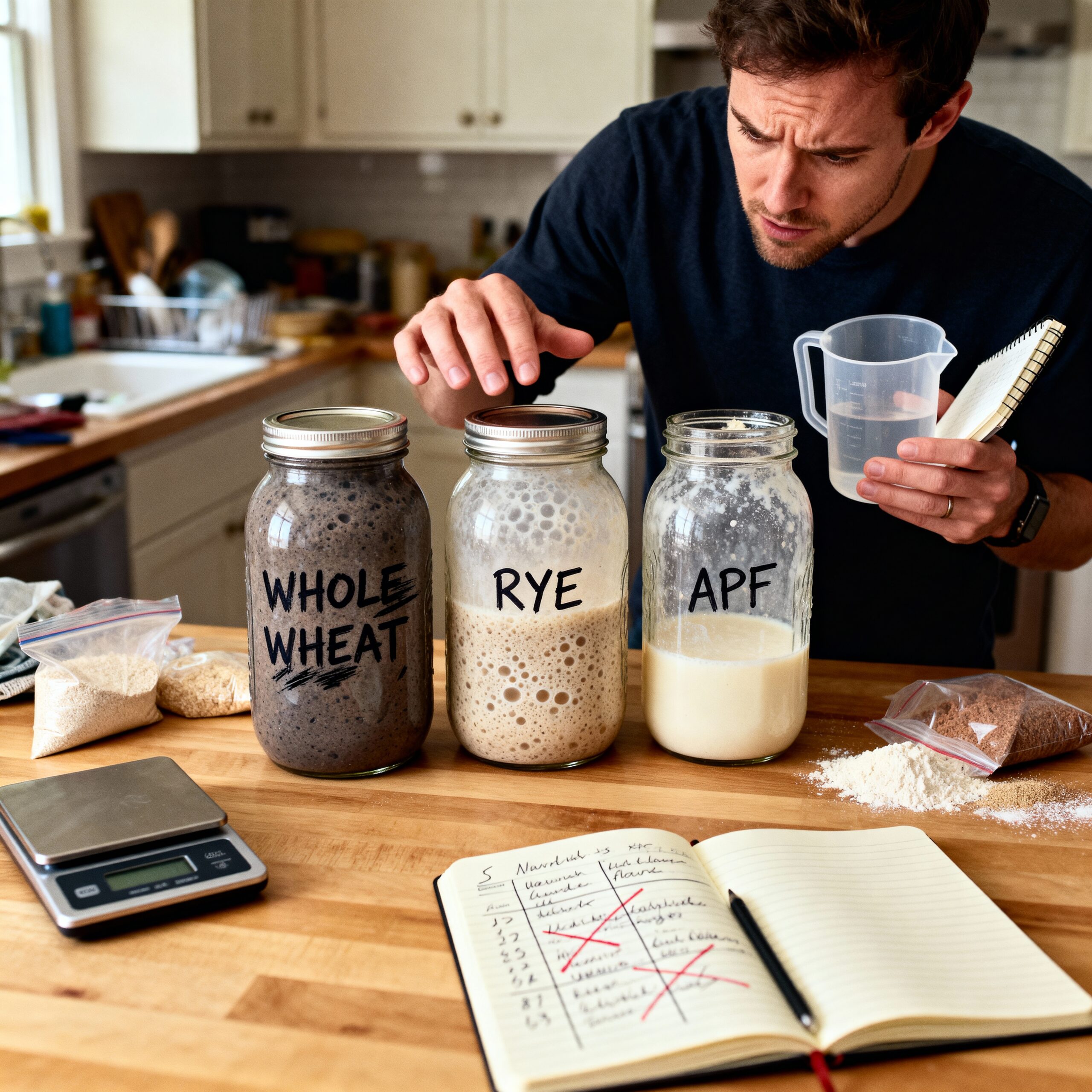 Choosing sourdough starter - multiple starters confusion
