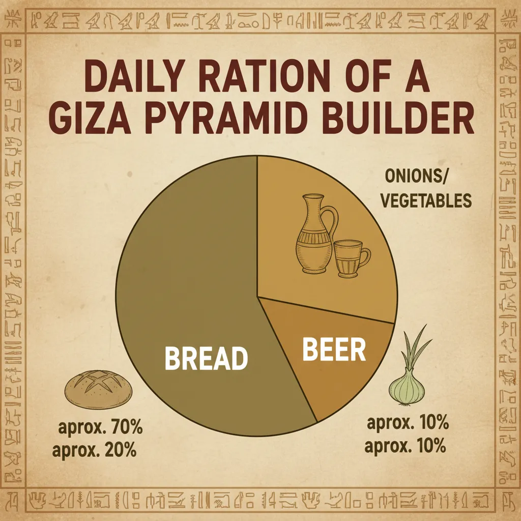 Ancient Egyptian bread-making tools and clay vessels for fermentation
