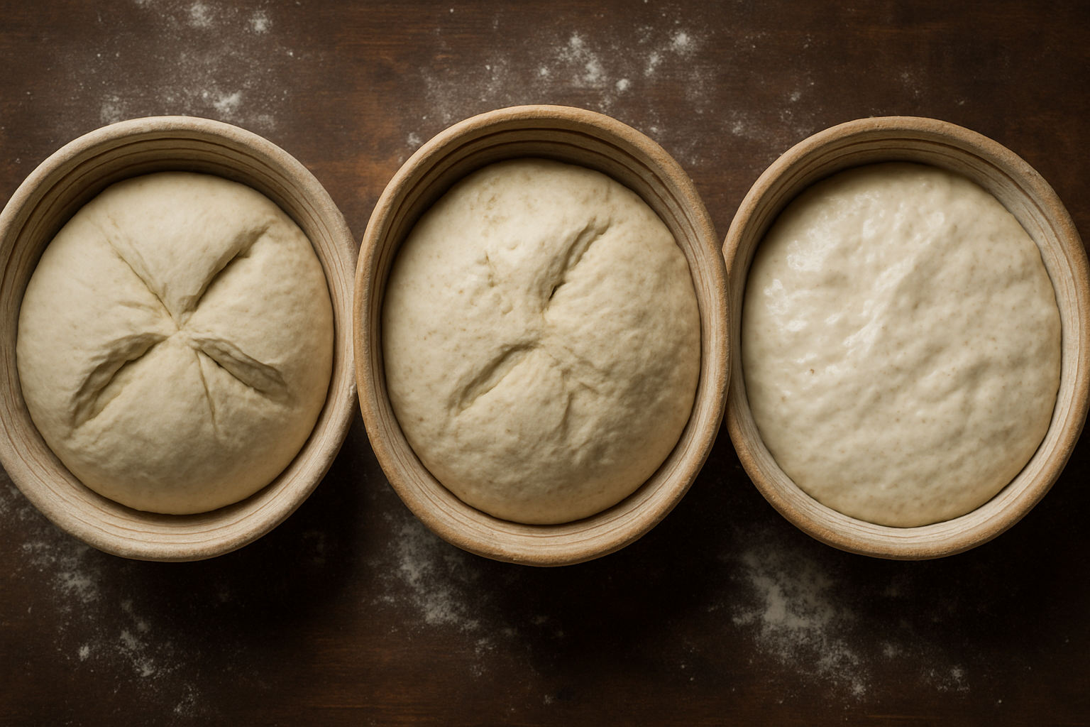 Hydration Levels in Sourdough: The Difference Between 65%, 75%, and 80% Dough