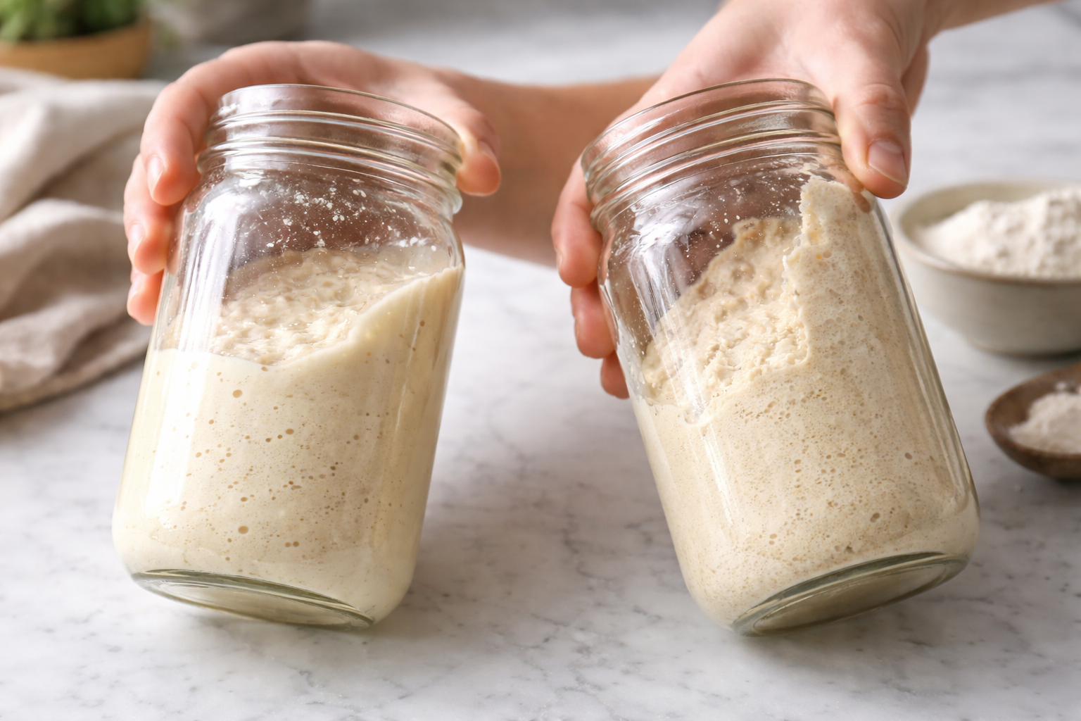 Sourdough Starter Too Runny or Too Thick: A Hydration Guide That Actually Makes Sense