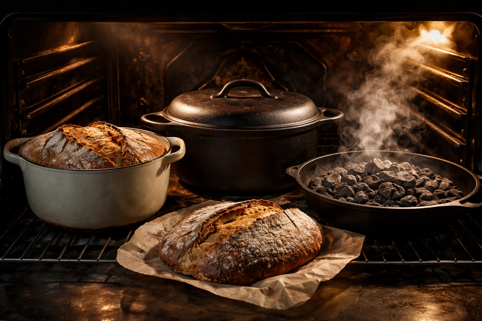 Steam Methods for Sourdough: Dutch Oven vs Combo Cooker vs Lava Rocks — My Honest Verdict