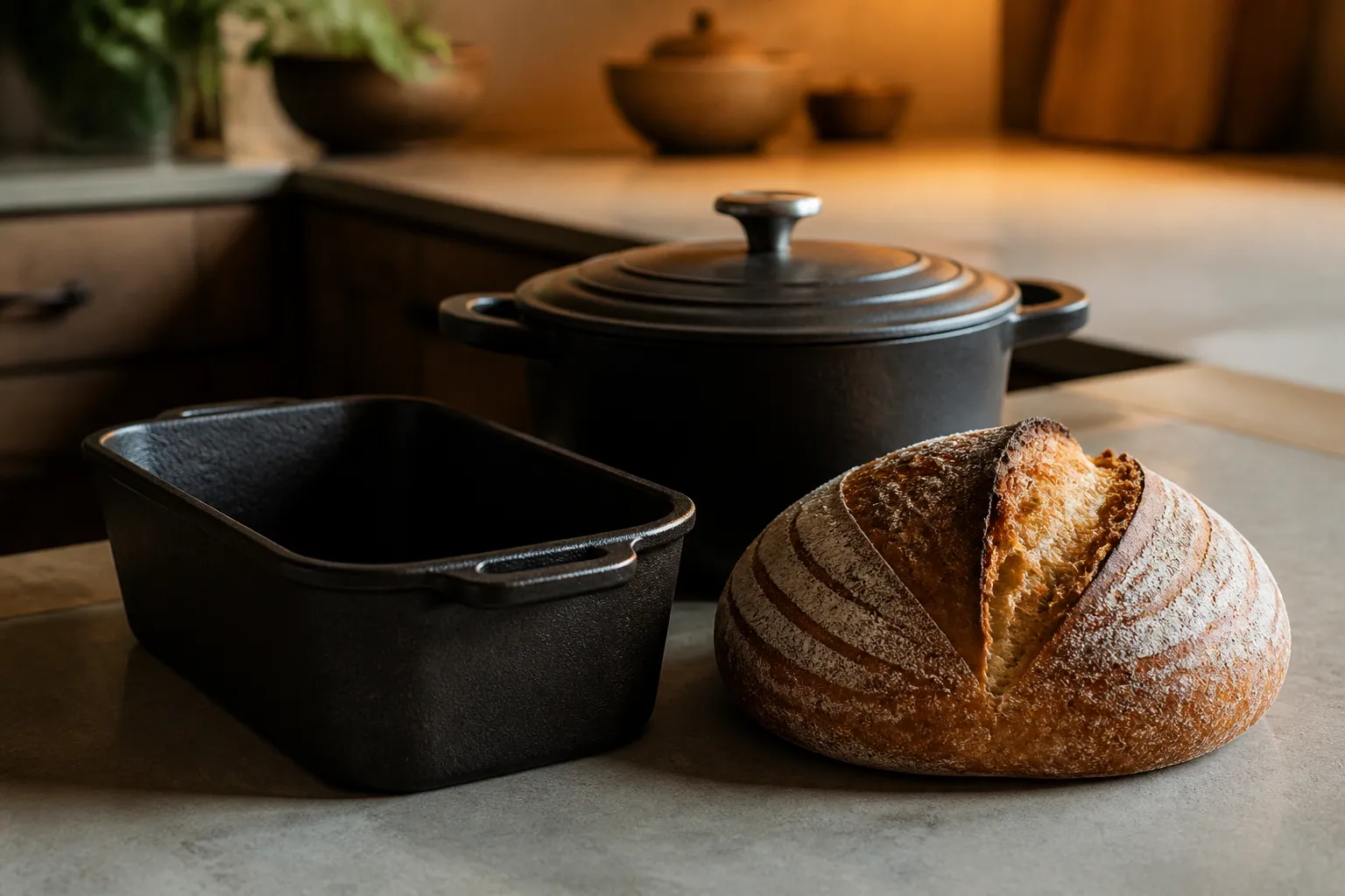 Challenger Bread Pan vs Dutch Oven