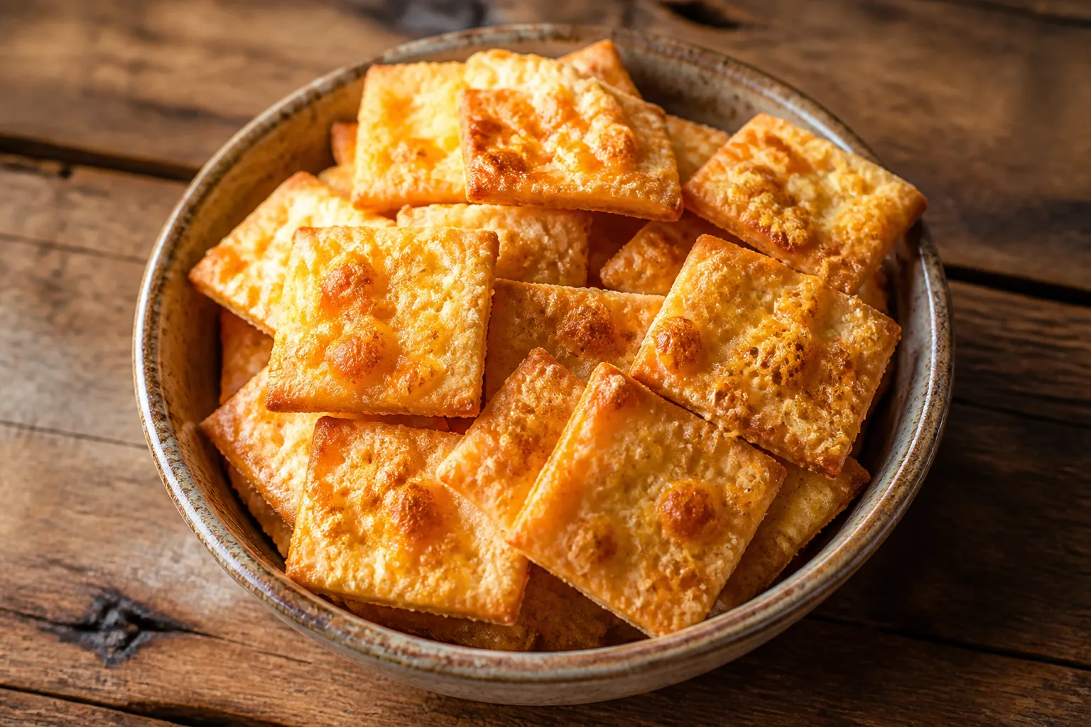 Sourdough Cheese Crackers