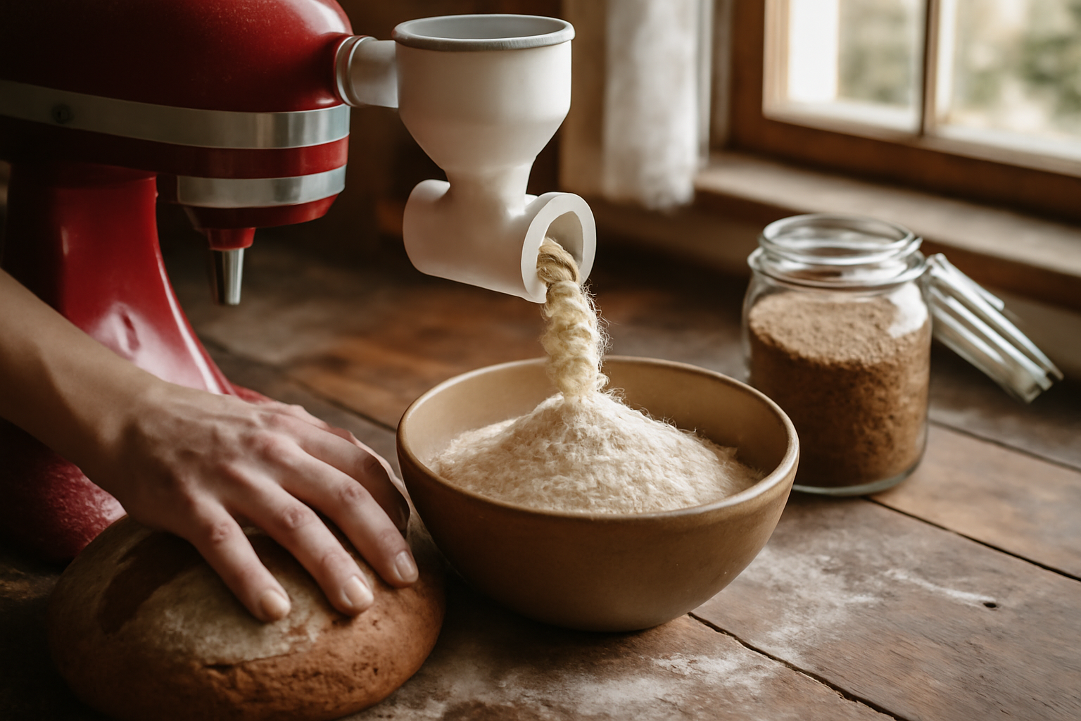 I Ground Fresh Flour With a Mockmill and My Sourdough Changed Forever